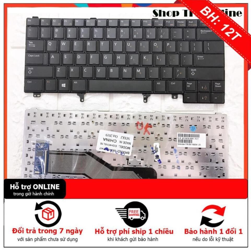 Bàn phím laptop dell latitude e6420 e5420 e6320 e6330 e6430 có mạch