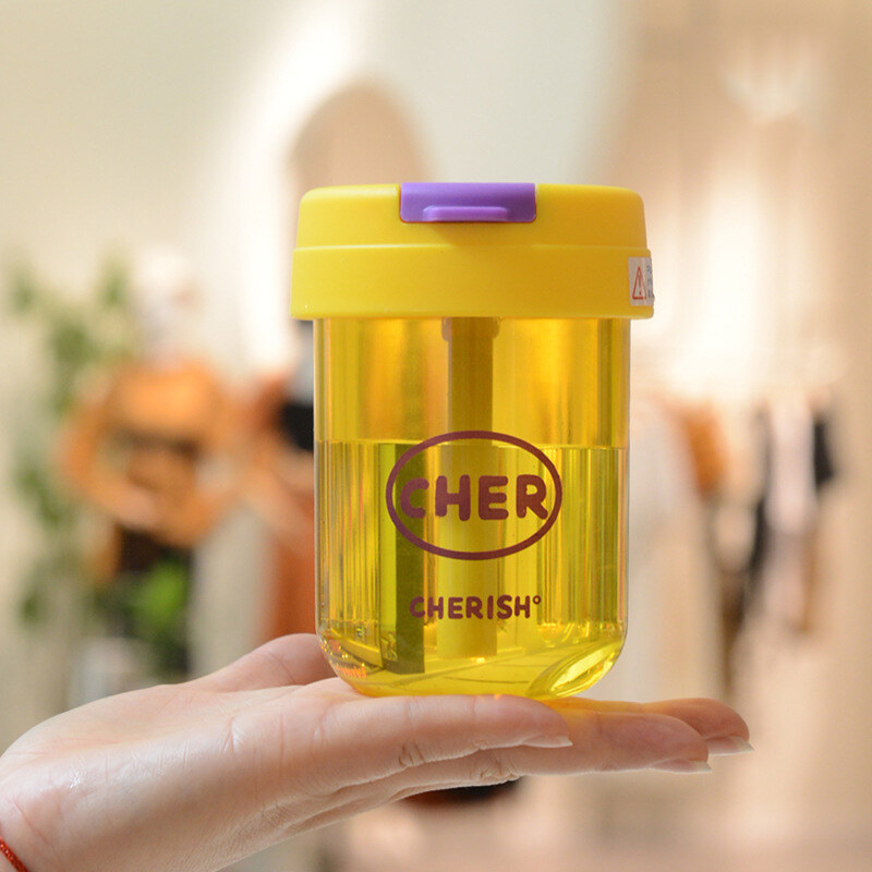 SADA Mini tons of cups for children, students, men and women, plastic cups, portable straw cups, high-value double-drinking cups