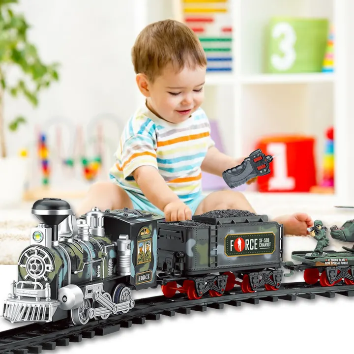 rechargeable train set