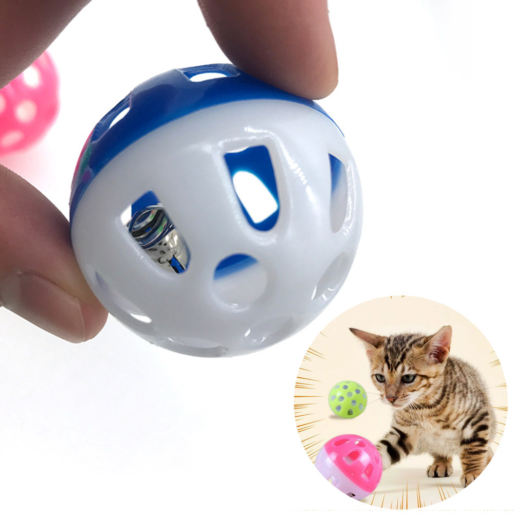 Rattle Scratch High Quality Funny Interactive Playing Chew Pet Cat Supply Cats Ball With Bell Ring