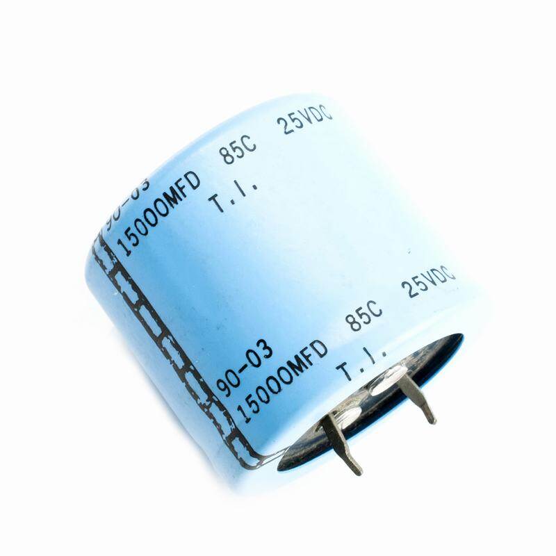 2pcs,Electrolytic Capacitor T.I 25V 15000uF 85°C 35x22mm