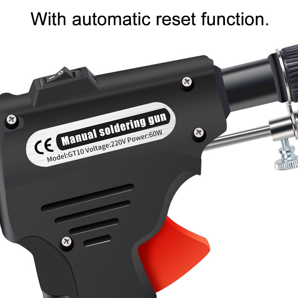 KKmoon Automatic Portable Electric Solder Tin Welding Tools Automatically Send Tin Welders Hand-held Electric Soldering Iron