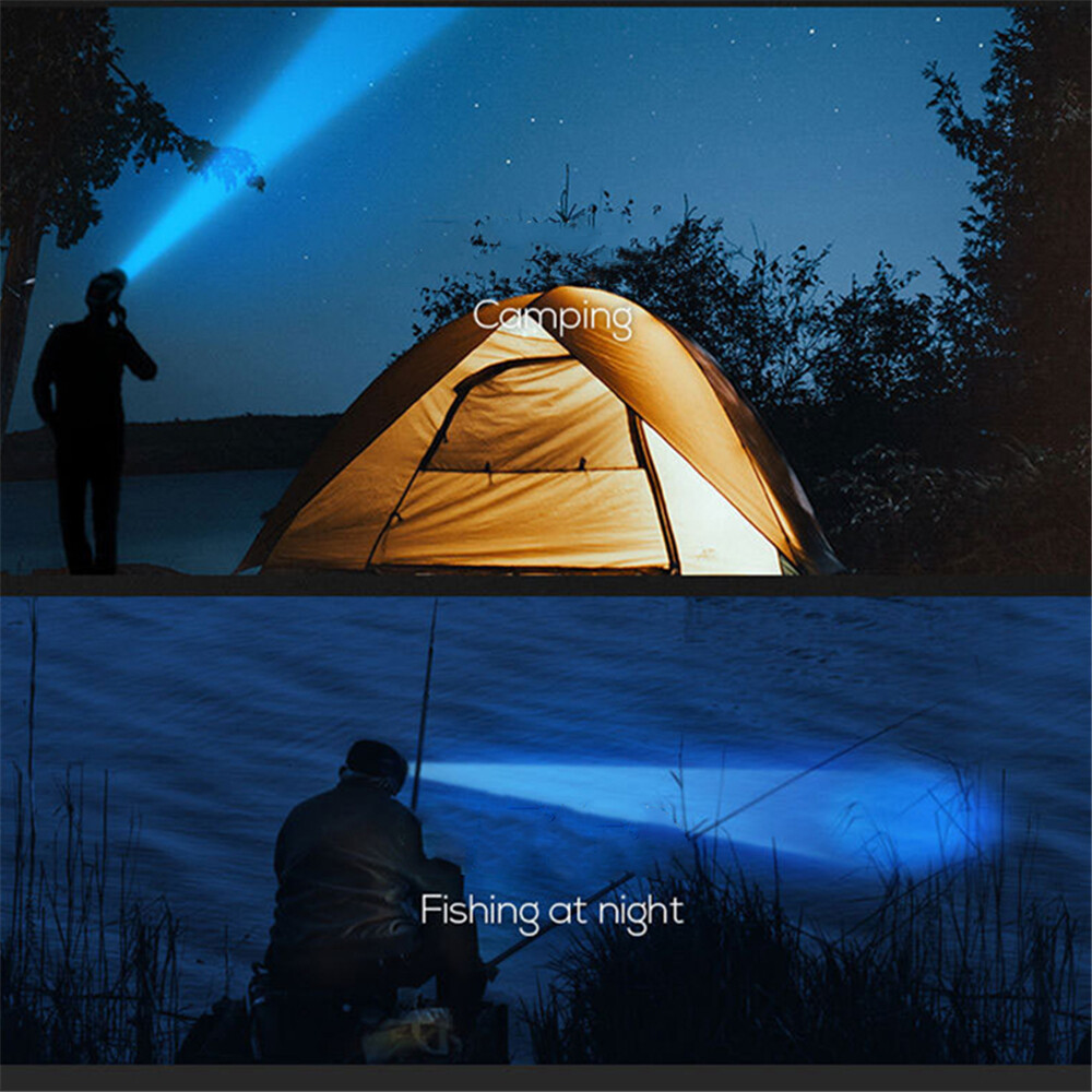 【Original new product】original 5 LED headlight, IPX4 warning function portable outdoor waterproof USB 4 modes flashlight camping lamp powerful flashlight