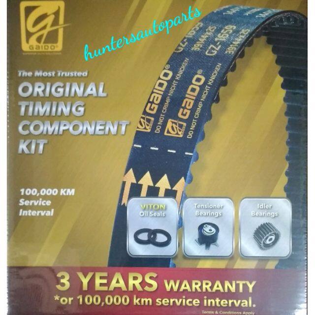 Gaido Timing Belt Set for Proton Preve, Saga FLX, Suprima S, Exora