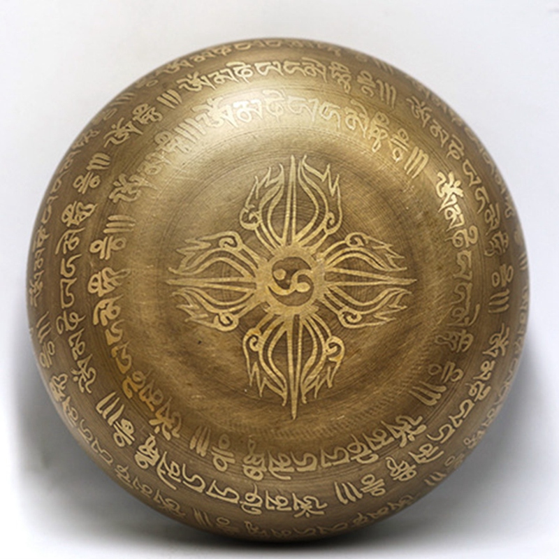 Tibetan Singing Bowls Meditation Set,Sound Chanting Bowl with Mallet ...