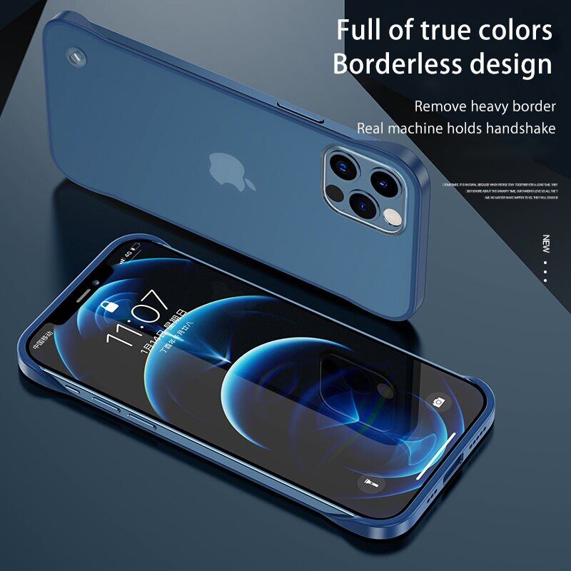 Thinmon for Apple IPhone 12/iPhone 12 Pro/iPhone 12 Pro Max iPhone 13 13mini 13 Pro Max 14 14 Plus 14 Pro Phone Cases Ultra Slim Cover Ultra-thin Scrub Shockproof Borderless for iPhone 7/8 iPhone XS Max XR Protective Casing