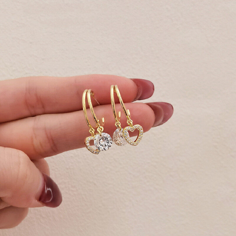 Bông Tai Mặt Hình Nơ Đính Đá Zircon Pha Lê Xu Hướng Thời Trang Cho Nữ Bông Tai Lủng Lẳng Giả Ngọc Trai Dự Tiệc Cho Nữ Trang Sức Bán Buôn Sang Trọng