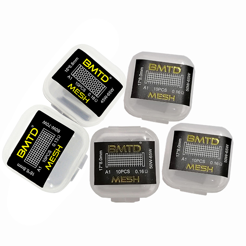 [JINXING] 10Pcs Mesh Style Coils A1 0.13/018/0.16OhmHeating Coil Wire for Wotofo Profile