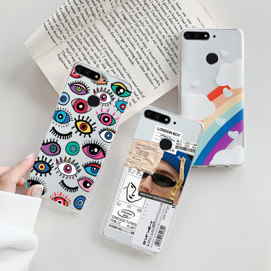 Casing For Huawei Honor 7C / Huawei Y7 2018 / Huawei Y7 Prime 2018 Case Cute Cartoon Soft Silicone TPU Back Cover Phone Case for Huawei Honor 7C / Y7 2018 / Y7 Prime 2018 (5.99 )