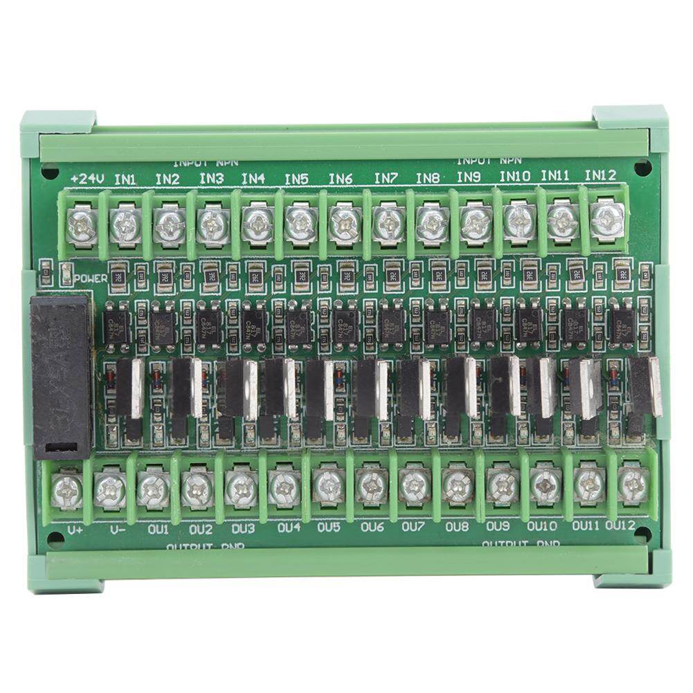 chasoee 12-Channel PLC Signal Amplifier Board Isolation Relay Module NPN Input PNP Output DC12-36V