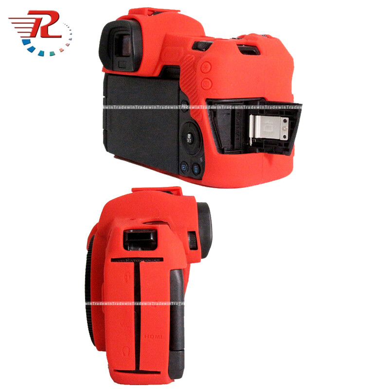 Cao su Silicone mềm thân máy Trường hợp bìa cho Canon EOS r