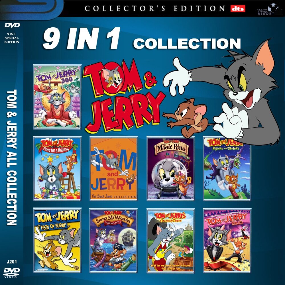 DVD Tom & Jerry Cartoon Movie 9 In 1 Collection -J201 | Lazada