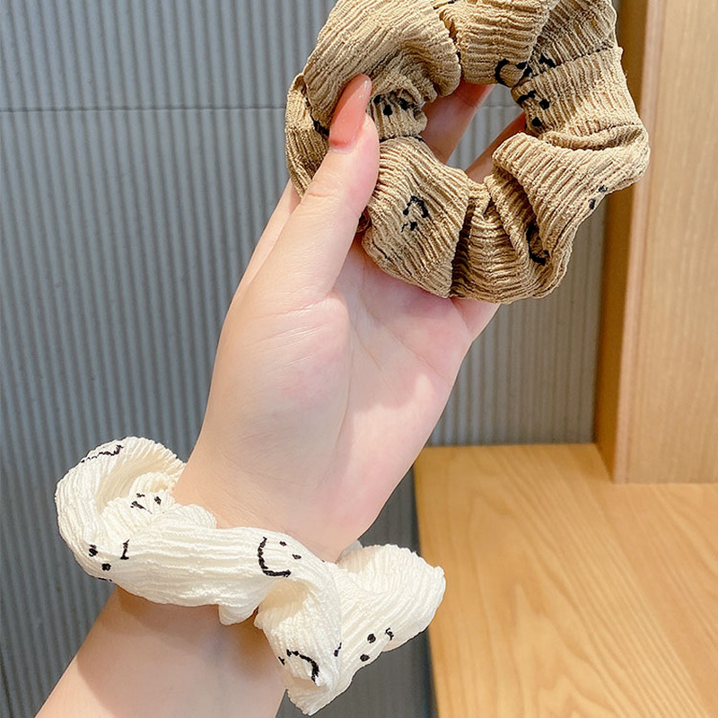 Dây buộc tóc VanHariacc hình mặt cười