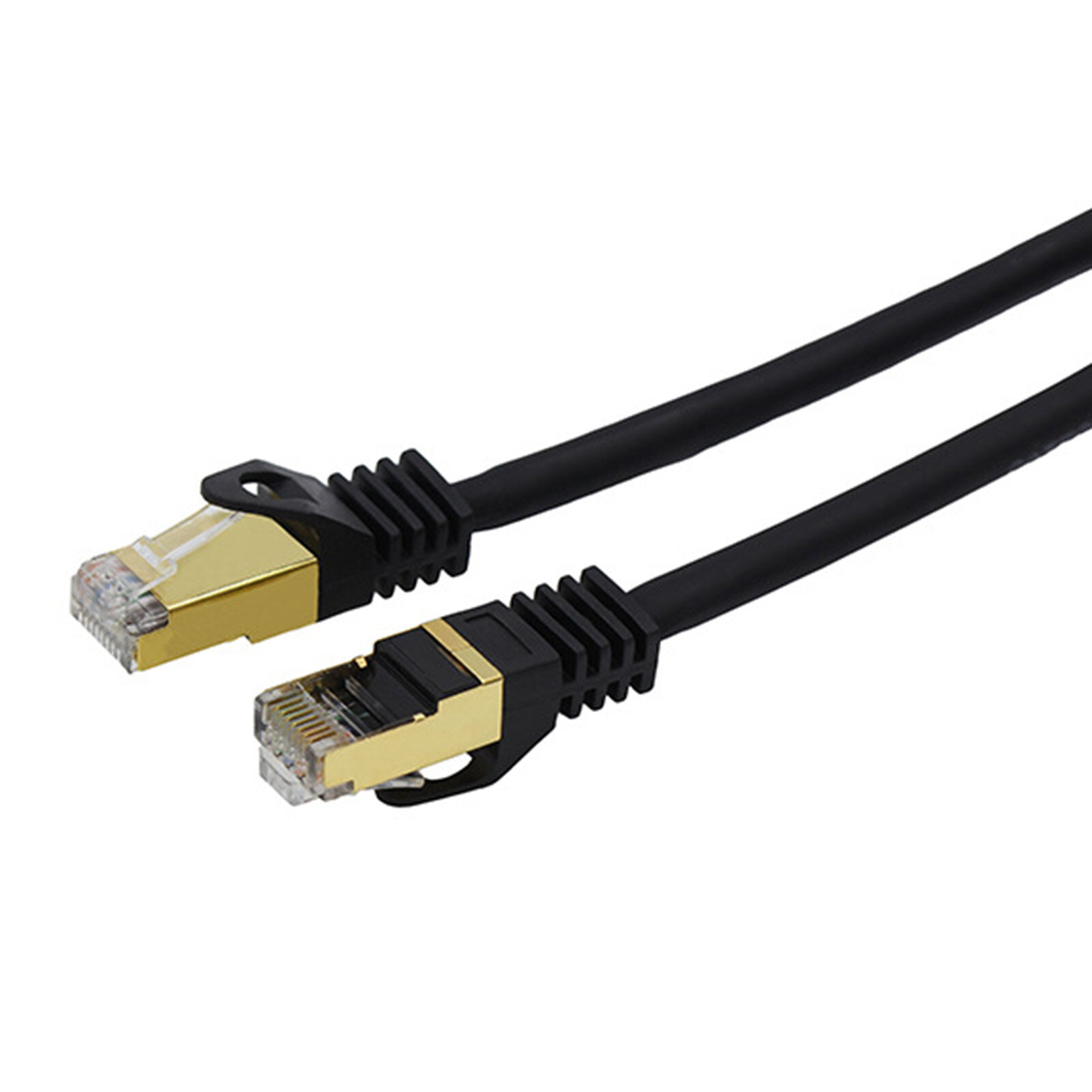 Network Jumper High-speed Signal Transfer Oxygen-free Copper Cat7 Double-layer Shielding Broadband Jumper Cable for Office Excellent Network Cable