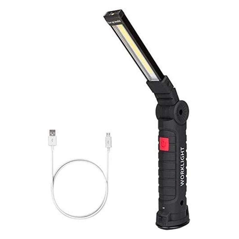 Sun Working Lamp Rechargeable Stud io COB Flashlight Pocket Lamp Magnetic Base 5 Kinds of Camping Lights Garage Lights