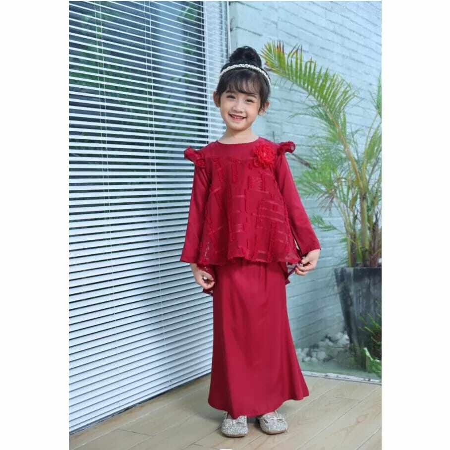 KANAK KANAK PEREMPUAN BAJU RAYA 2023 TERBARU BUDAK BAJU MELAYU MUSLIM KIDS FASHION GIRL Lazada