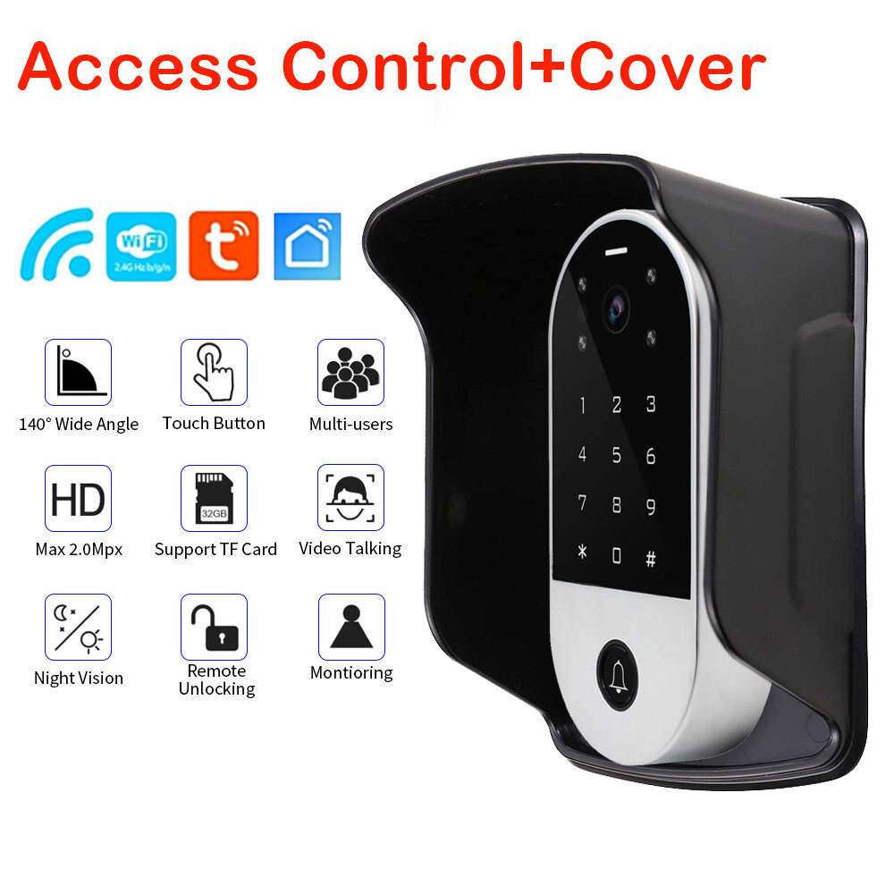 Boland Tuya Smart Home Wifi Video Access Control Keypad RFID
