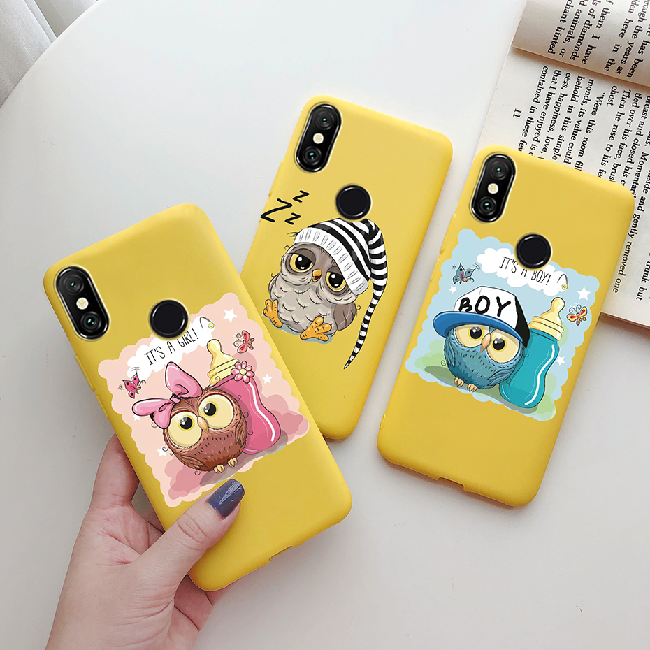 For Xiaomi Redmi Note 6 Pro Case Cute Sunflower Soft Silicone Phone Casing For Redmi Note 6 Pro Cover