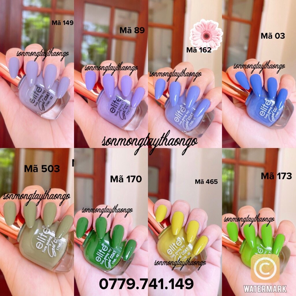 Sơn móng tay cao cấp 17ml (không cần hơ máy)