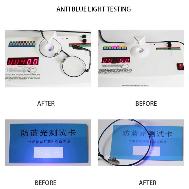 KATELUO J803 Computer Anti Blue Laser Round Frame Retro Classic Eyeglasses
