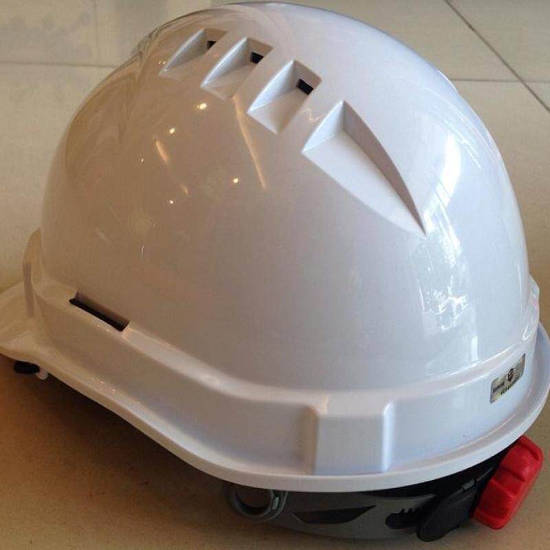 Stealth Lock Safety Helmet (White)