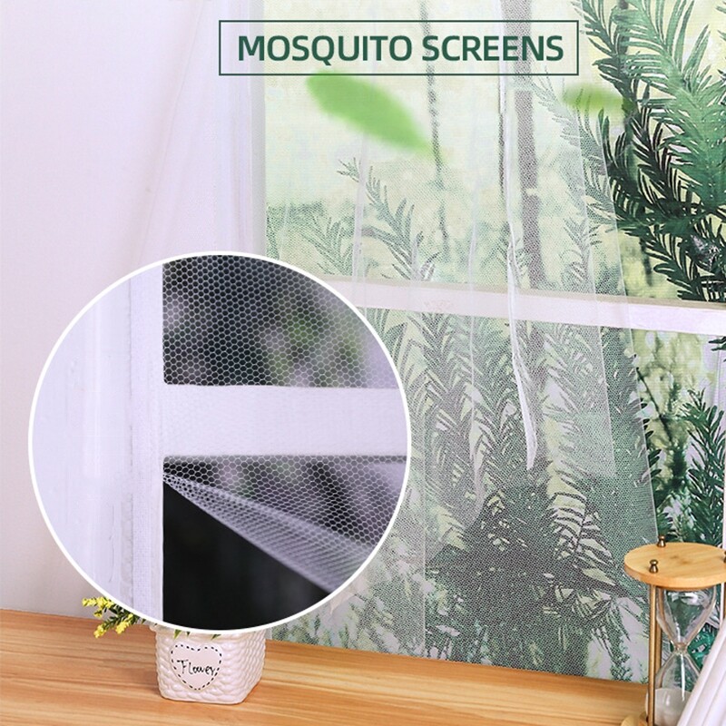 Tự làm chống muỗi Bug tự dính Net Rèm vô hình đơn giản lưới màn che cửa sổ màn chống muỗi