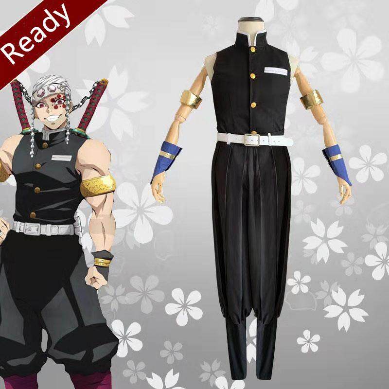 Kimetsu no Yaiba cosplay costumes Anime Demon Slayer Uzui Tengen cosplay costume party pretend play