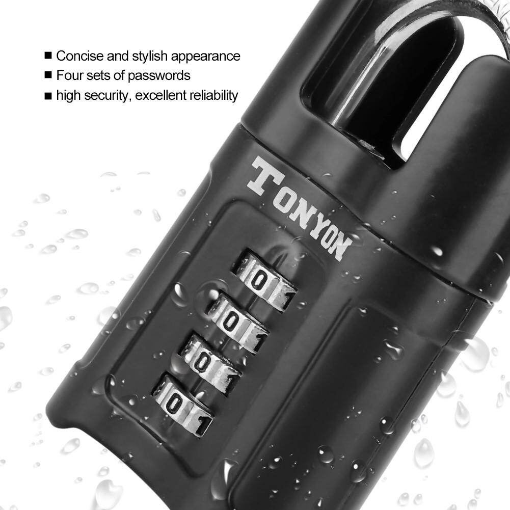 4 số Mã Mật Khẩu Kết Hợp Khóa Móc Chống Thấm Nước An Ninh Khóa Cửa