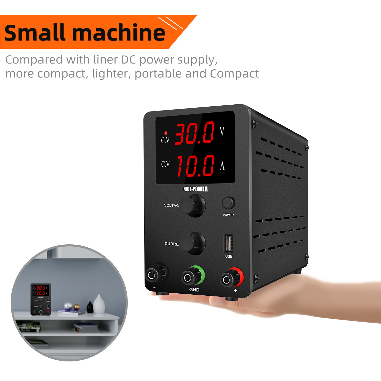 【Vận chuyển 24 giờ】NICE-POWER 30V 10A  nguồn điều chỉnh điện áp dc    nguồn điều chỉnh điện áp máy cấp nguồn đa năng máy cấp nguồn máy cấp nguồn dc