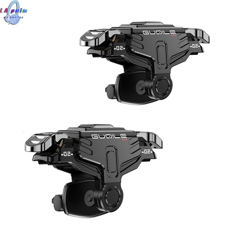 2pcs Gt02 Game Trigger Compatible For Pubg Aim Shooting Button Controller Gamepad Compatible For Iphone 13 Android