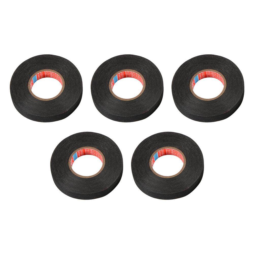 Universal 5 Pcs 15 Mm X 15 M Tali Pegangan Kabel Kain Beludru Pita Perekat Kain HS1286