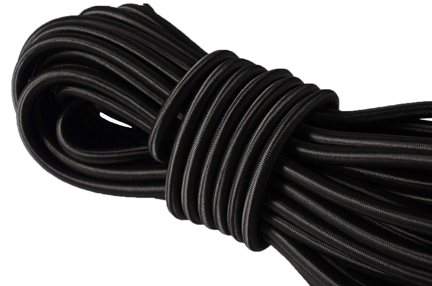 Dây Bungee Màu Đen 10Mm Dây Buộc Xuống Co Giãn