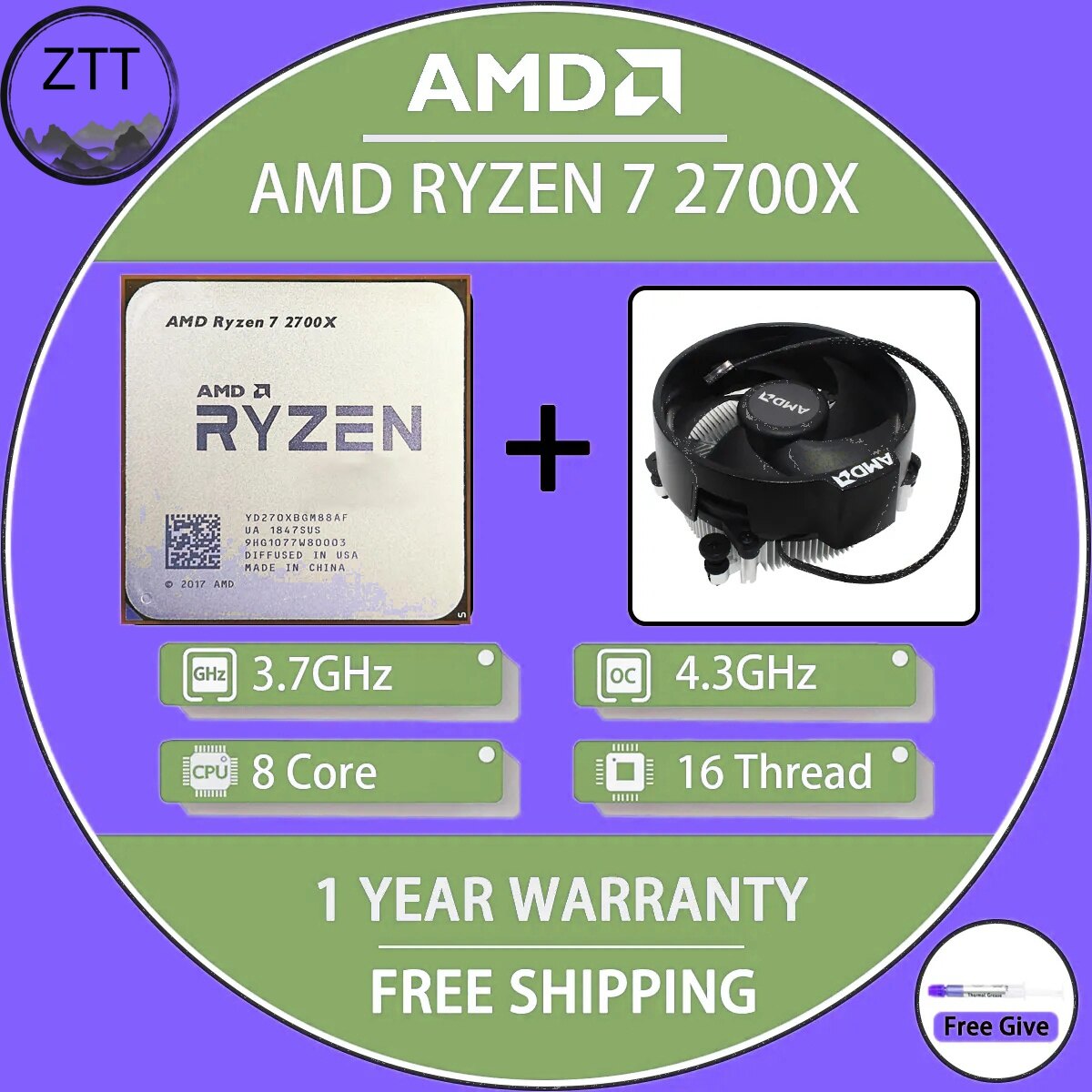 Ghz Amd Yd270xbgafbox Cpu Ryzen 2700x Ram Compatibility AMD Ryzen
