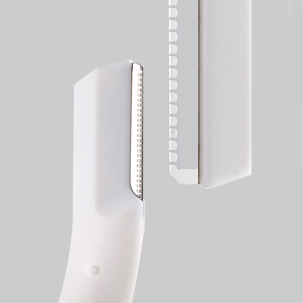 Eyebrow Trimmer Eyebrow with Comb White Transparent Beginner Eyebrow Trimmer Set
