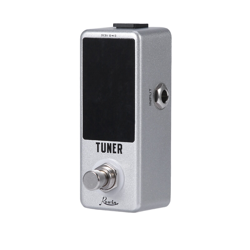 Rowin High Precision Guitar Chromatic Tuner Pedal Ture Bypass