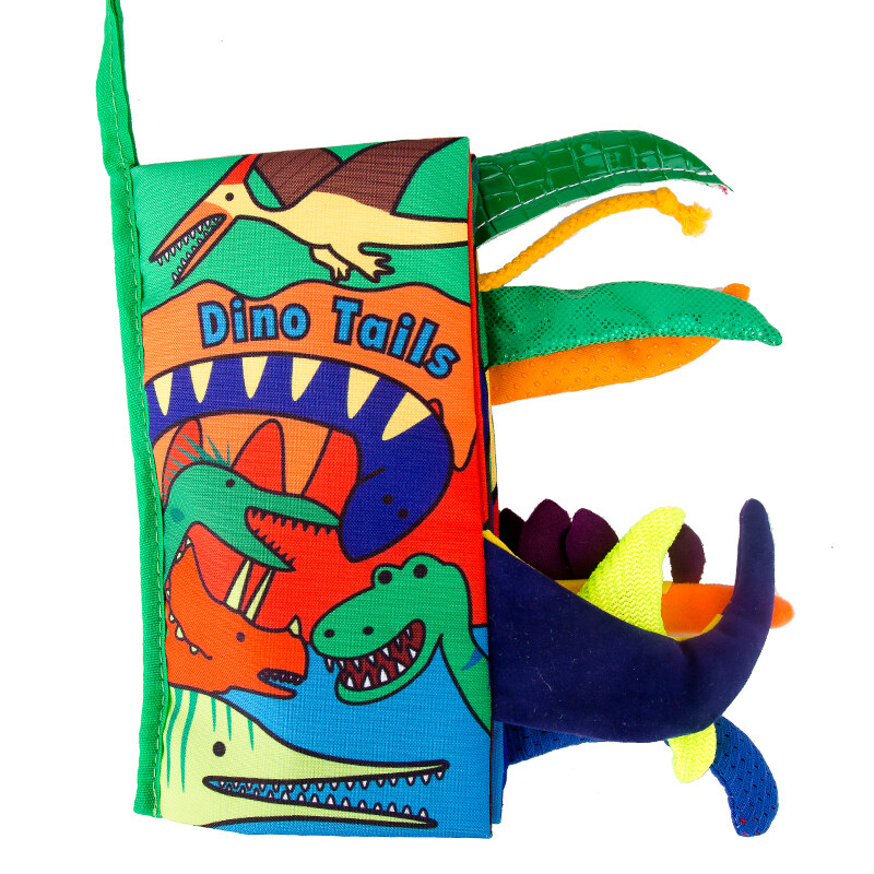 [Pickmine] KID 3D Animal TAILS หนังสือผ้าเด็กปริศนาของเล่นพัฒนาหนังสือหนังสือการศึกษา สี dog สี dog