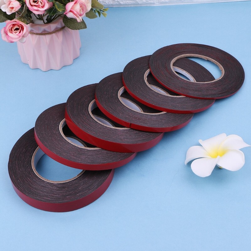 【Ready Stock】320mm 10m Red Double Sided Adhesive Tape Stickers For