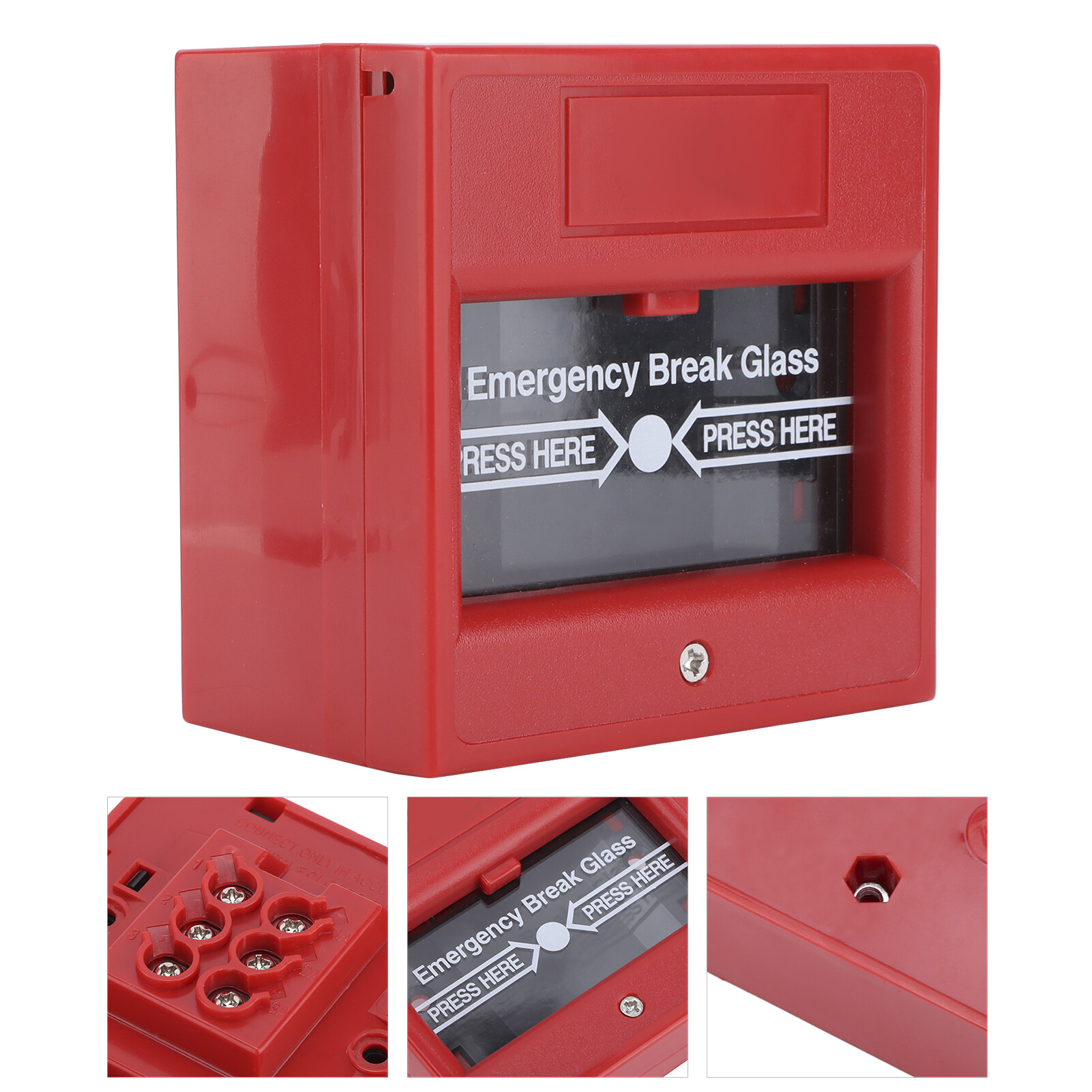 Emergency Door Release Glass Break Fire Alarm Button Switch For Security System