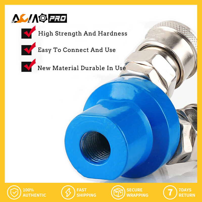 AumoPro 1 Chiếc Đầu Nối Máy Nén Khí Đầu Nối Khí Nén 1/4 Ống Góp Máy Nén Khí Đầu Nối Nhanh 2 Chiều Đầu Nối Nhiều Ống Khớp Nối Khí Nén Đầu Chia Khối Ống Góp Kết Nối Nhanh