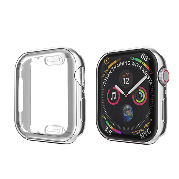 NEEKFOX 360 Slim Watch Cover Compatible for Apple Watch Case 3 2 1 42MM 38MM Soft Clear TPU Screen Protector for i Watch 4 5 6 SE  44MM  40MM Suitable for Apple Watch Series 7 41MM 45MM