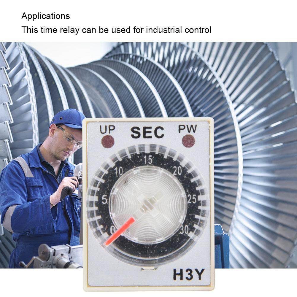 Time Relay 24V DC, H3Y-2 Delay Timer, Time Control Switch 1/3/6/10/30/60S