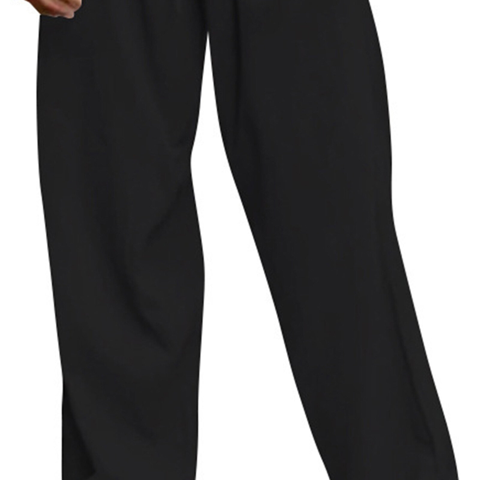 TENGL Drawstring Casual Pants Solid Color Long Pants Comfortable Men's Drawstring Pants for Casual and Sporty Style Wide Leg and Solid Colors Perfect for Streetwear