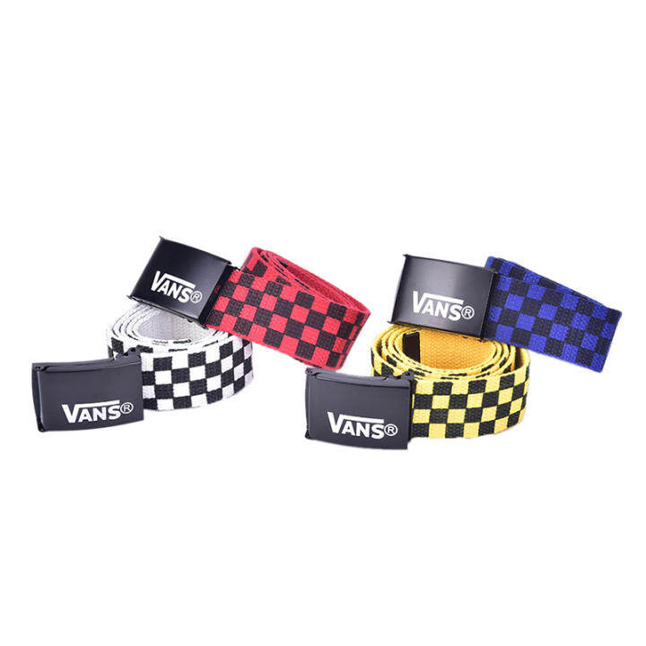 vans canvas belt
