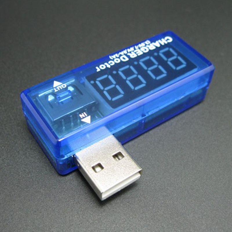 Sạc USB mini bác sĩ Vôn kế Ampe kế điện tử năng lượng USB di động dòng điện nạp Vôn kế