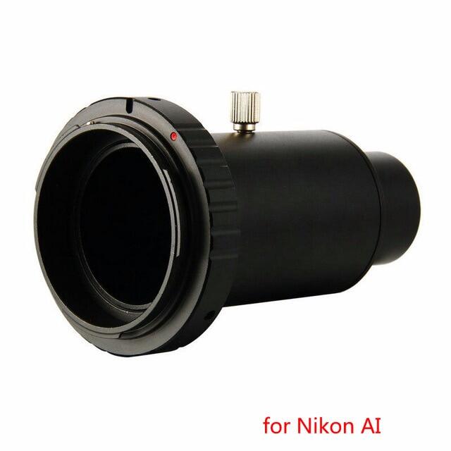 Bộ Chuyển Đổi Gắn Kính Thiên Văn 1.25 Bằng Kim Loại + Mở Rộng Ống + Bộ Chuyển Đổi Máy Ảnh T Vòng Dành Cho Máy Ảnh DSLR Nikon AI Canon EOS Sony AF