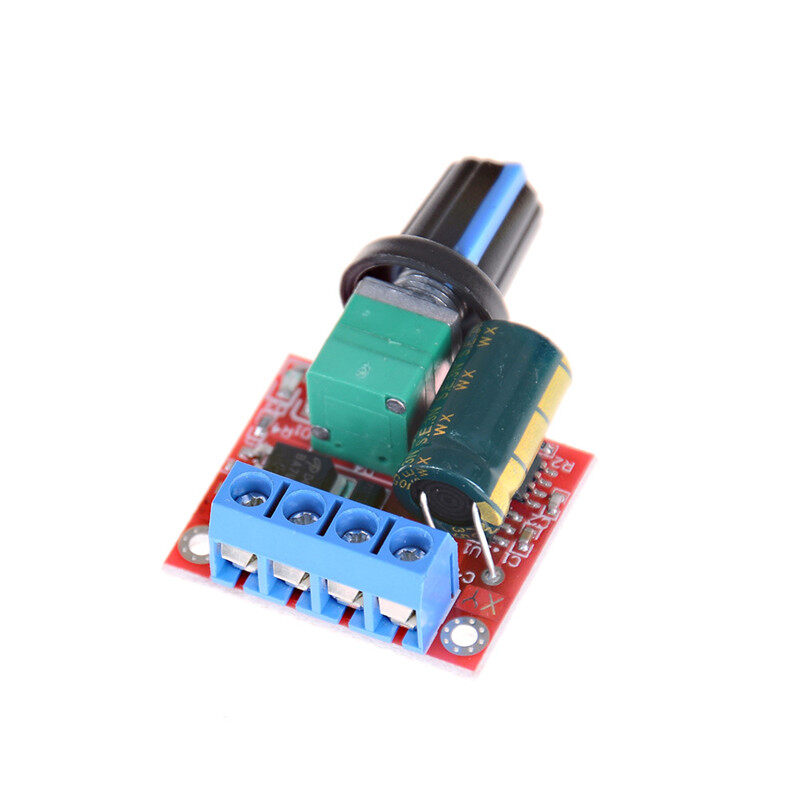 Rayua mini dc motor pwm speed controller 5a 4.5v-35v speed control switch led dimmer