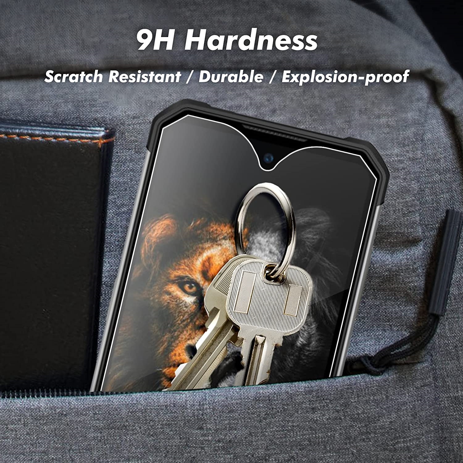 【Hot Sale】 2PCS Screen Protector for Oukitel WP19 WP17 Tempered Glass Screen Protector 2.5D 9H Protective Film Protection Anti Fingerprint