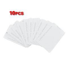 10 Pcs White 125Khz 1.9mm RFID Access Proximity Card