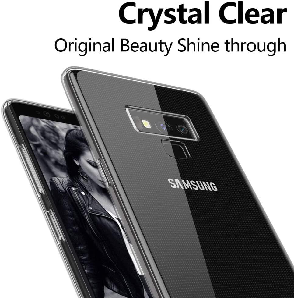 LUOWAN Ốp Lưng Galaxy Note 9 Ốp Bảo Vệ TPU Mềm Trong Suốt Mỏng Chống Trượt Cho Samsung Galaxy Note 9-Trong Suốt