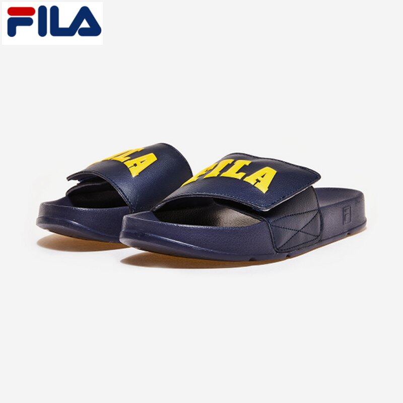 Yellow on sale fila slides